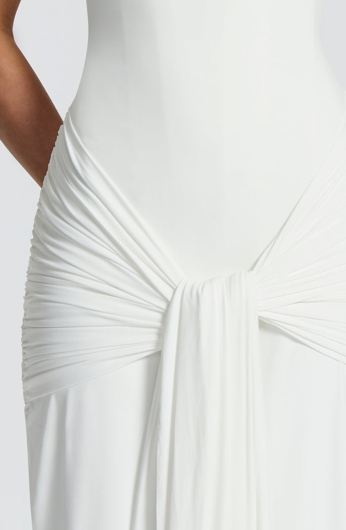 Robe Longue Gia - Ivoire