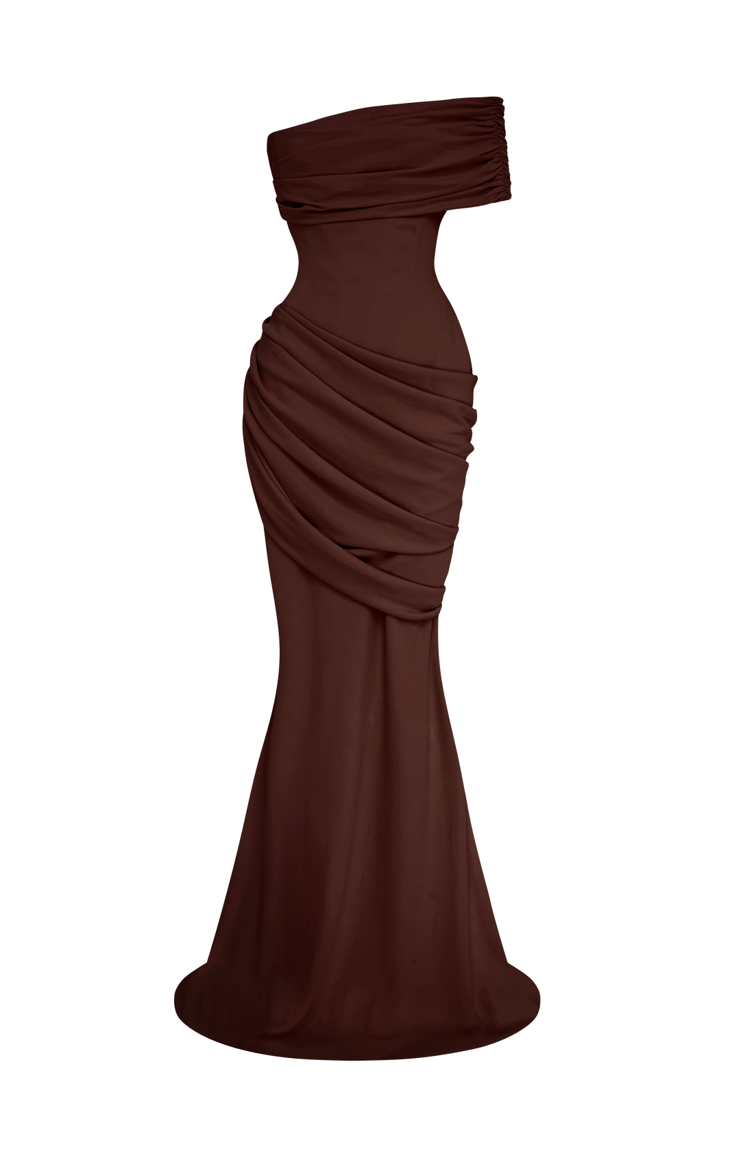 Kasia Maxi Dress - Plum Brown