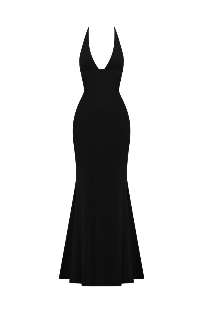 Robe Longue Olenia - Noir