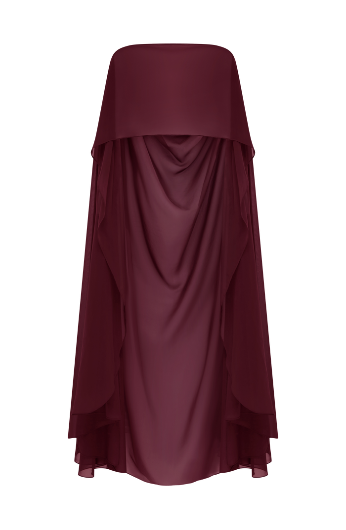 Cape Romy - Rouge Cerise