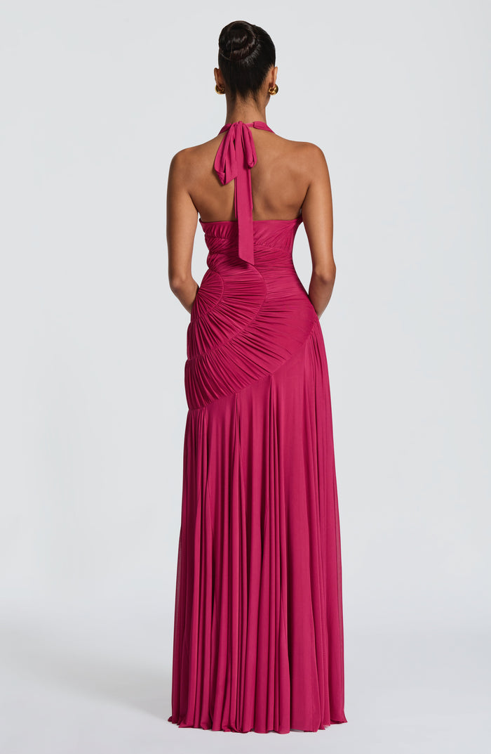 Robe Longue Cova - Framboise