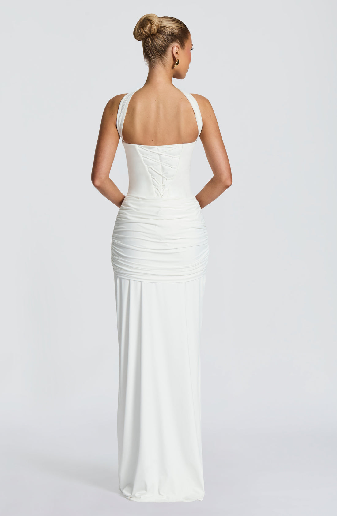 Robe Longue Gia - Ivoire
