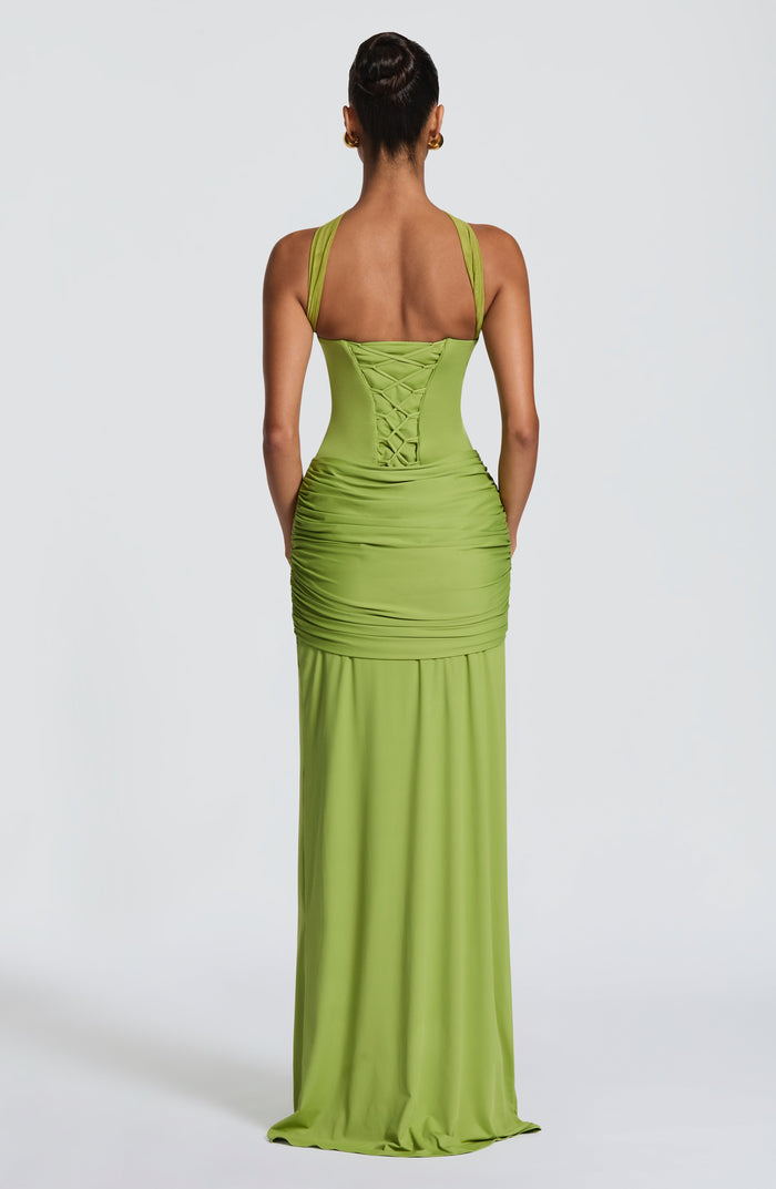 Robe Longue Gia - Olive