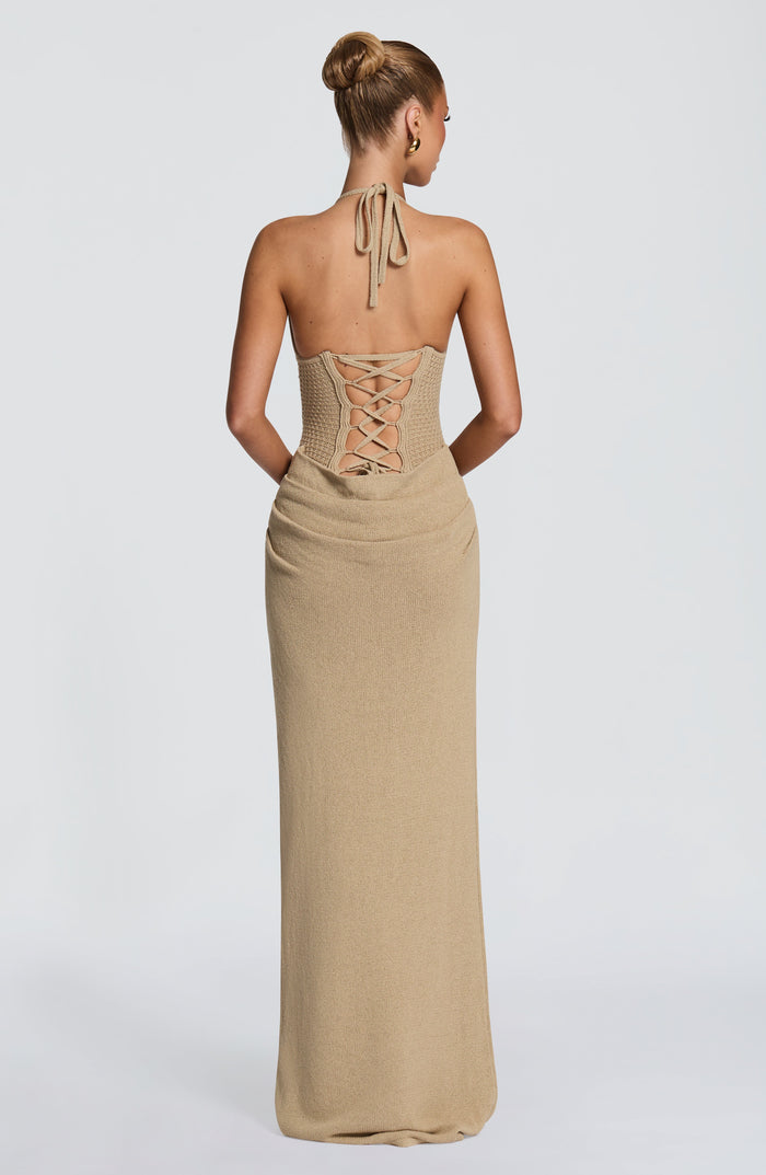 Robe Longue Neeka - Beige