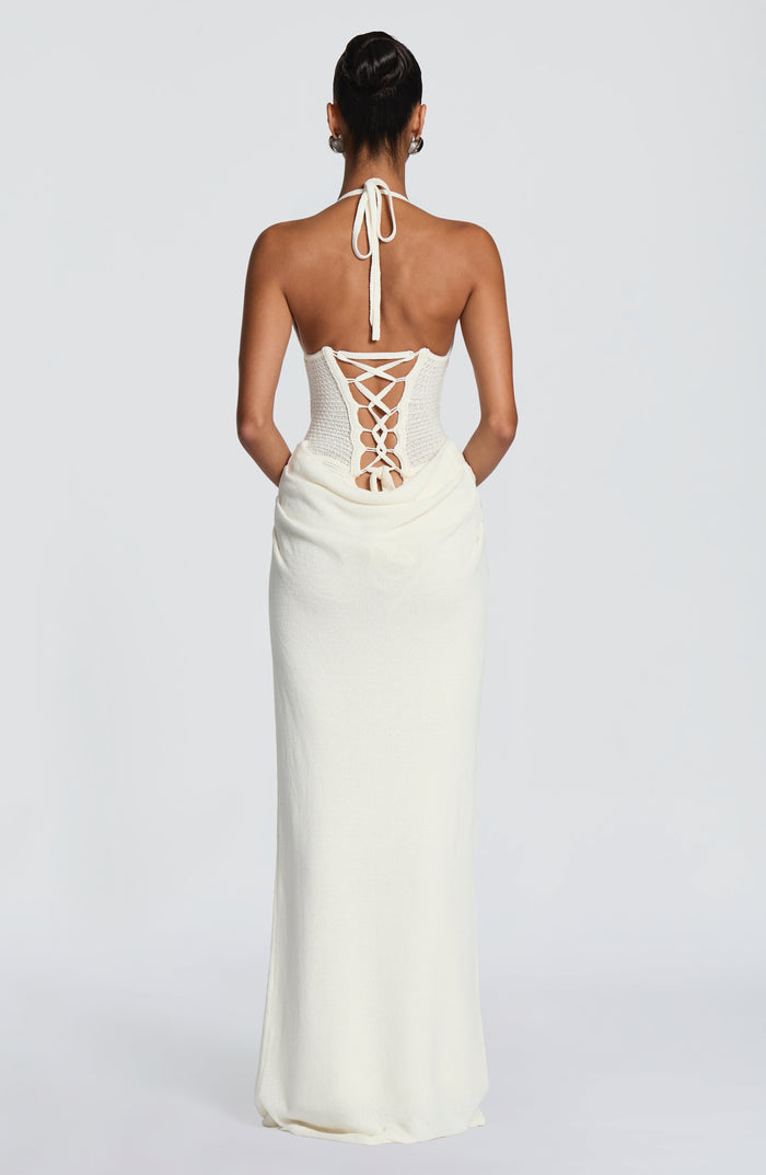 Robe Longue Neeka - Ivoire