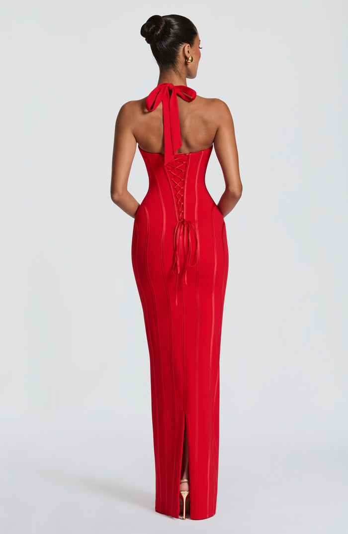 Robe Longue Nigella - Rouge