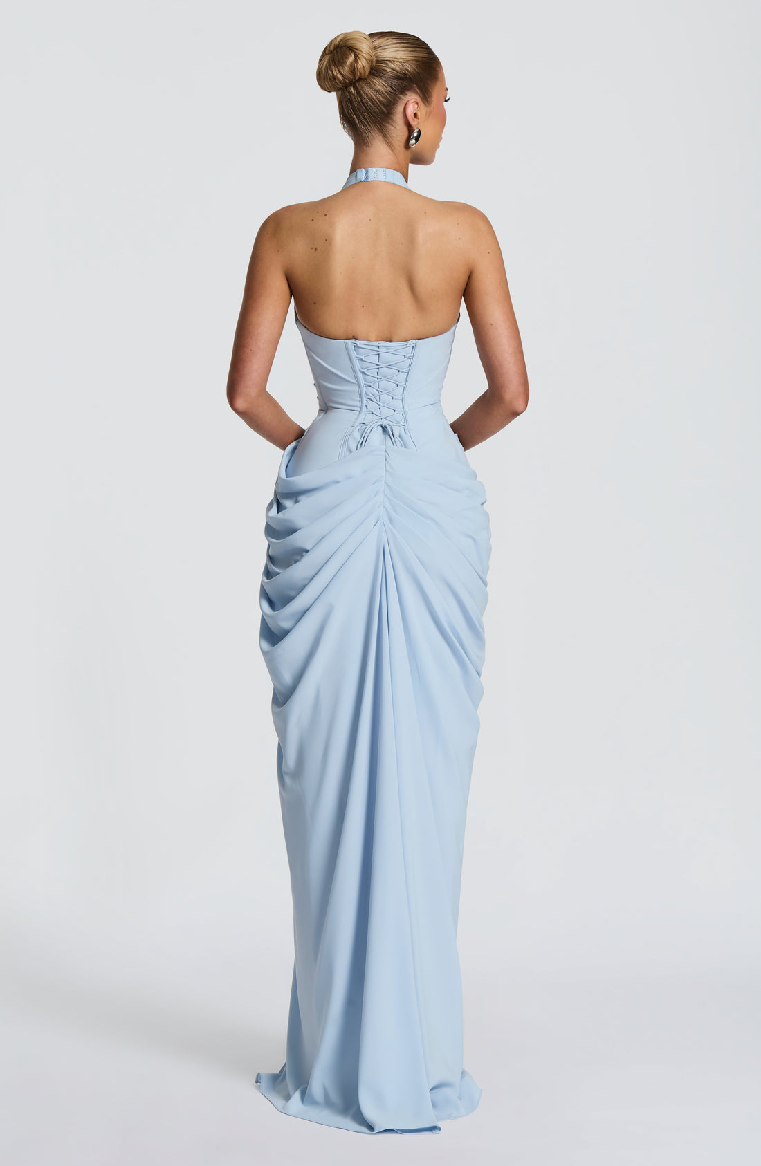 Robe Longue Minette - Bleu Glacier