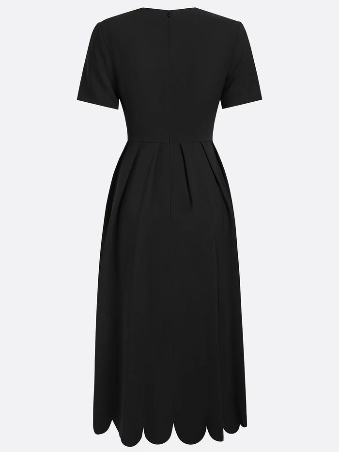 Irina Midi Dress - Black