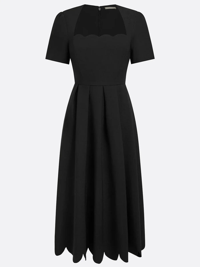 Irina Midi Dress - Black