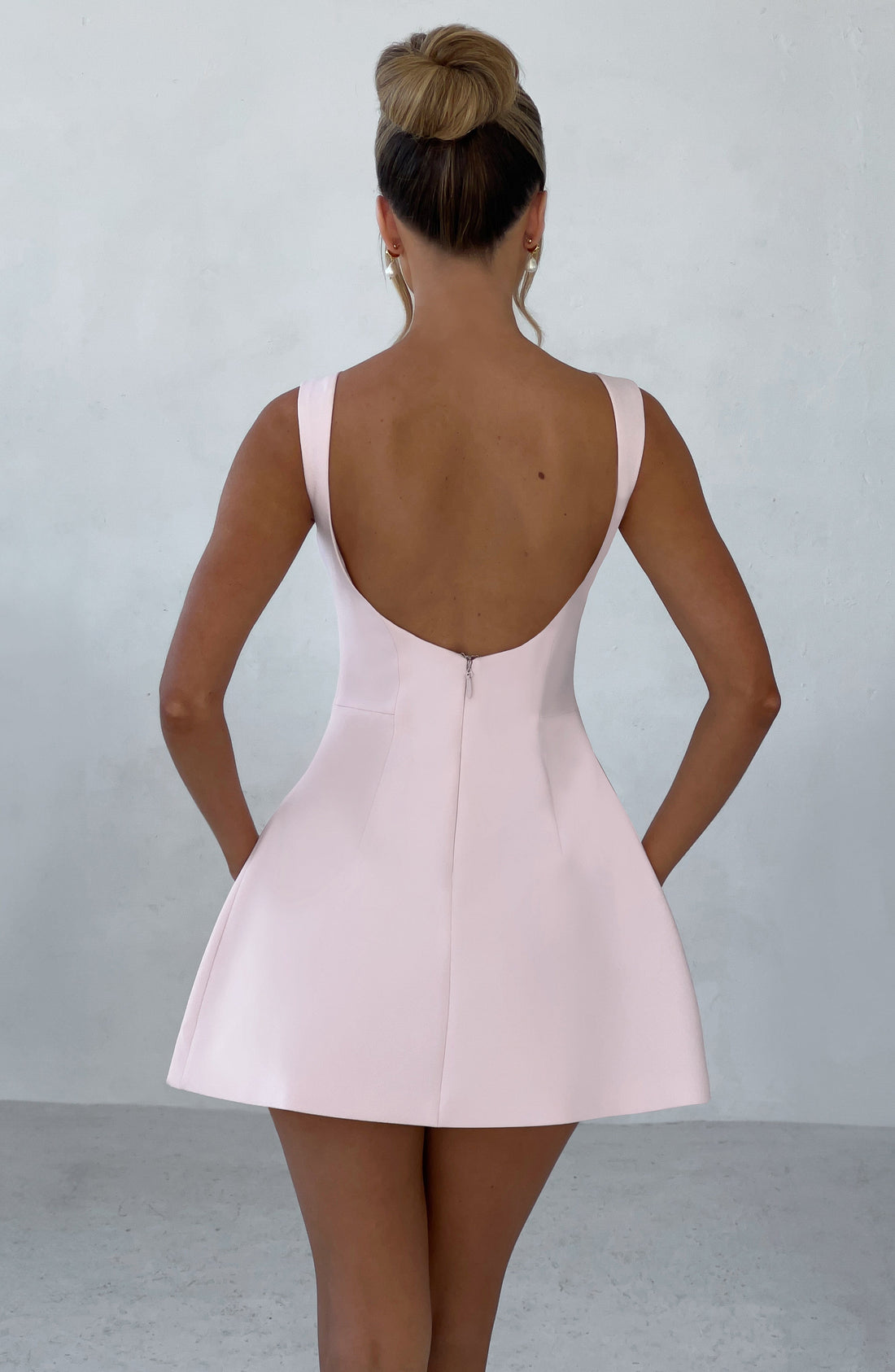 Robe Courte Alana - Rose Poudré