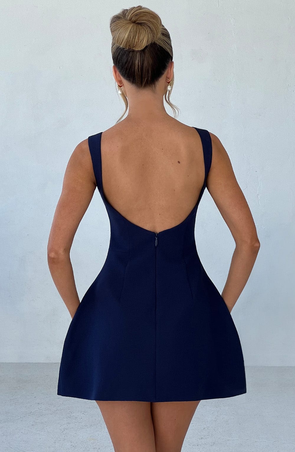 Robe Courte Alana - Bleu Marine