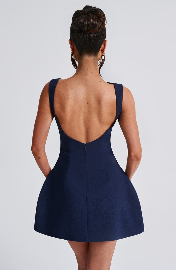 Robe Courte Alana - Bleu Marine