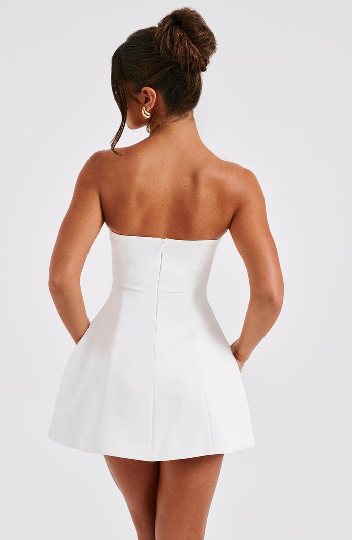 Robe Courte Asha - Ivoire