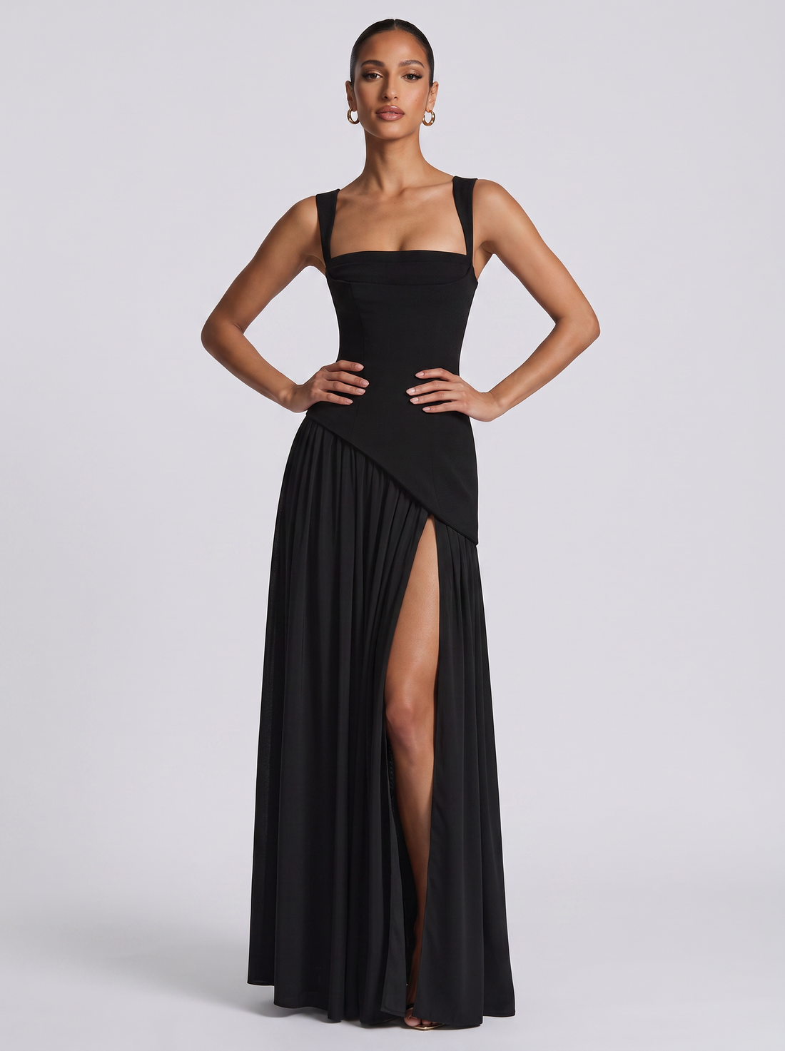 Robe Longue Tullulah - Noir