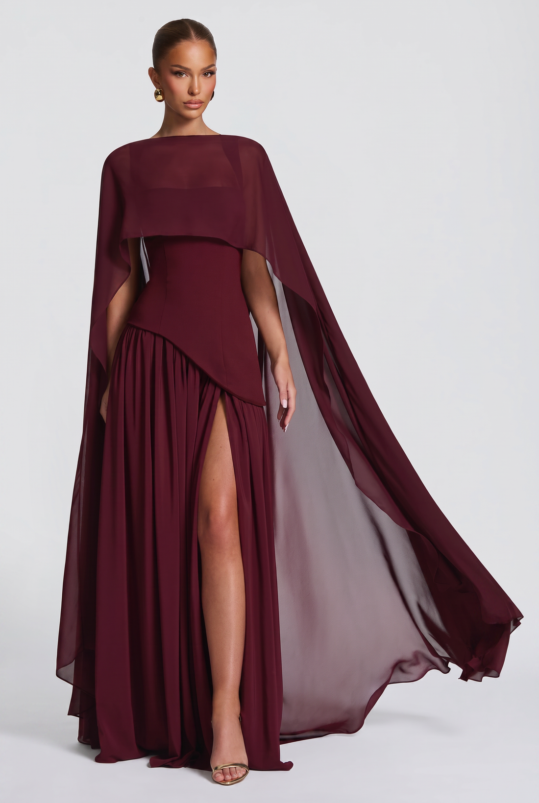 Cape Romy - Rouge Cerise