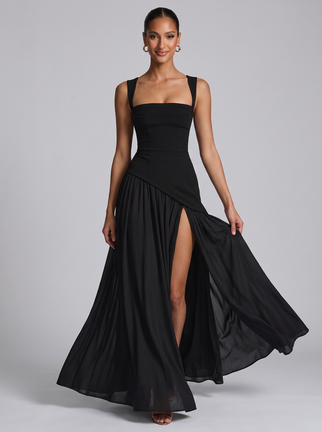 Robe Longue Tullulah - Noir