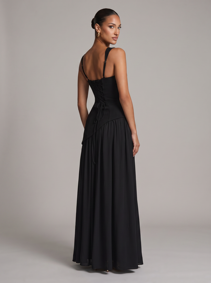 Robe Longue Tullulah - Noir