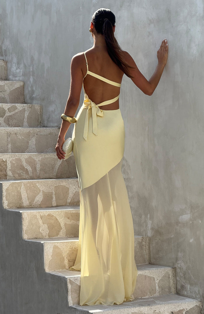 Fable Maxi Dress - Lemon