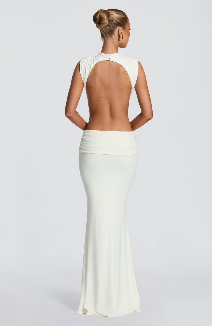 Robe Longue Fenella - Ivoire