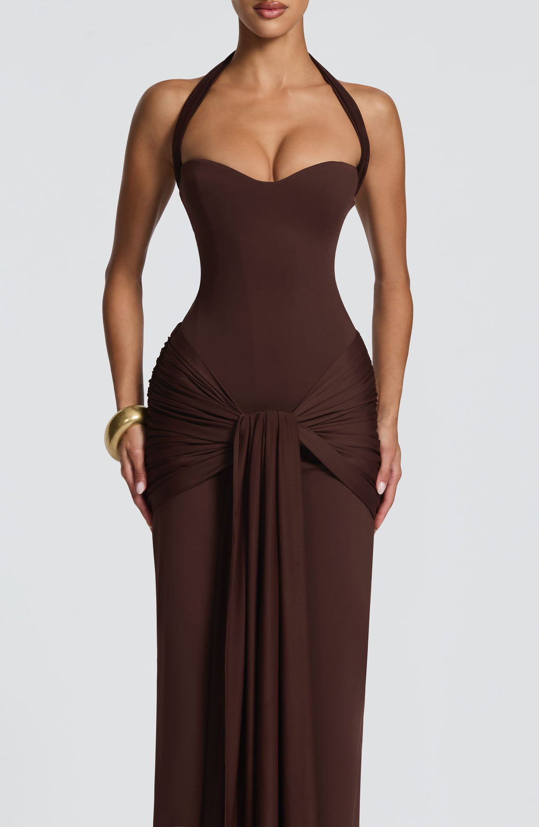 Robe Longue Gia - Prune