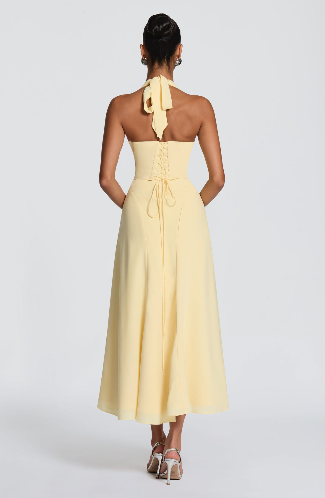 Robe Mi-Longue Hayden - Jaune Citron