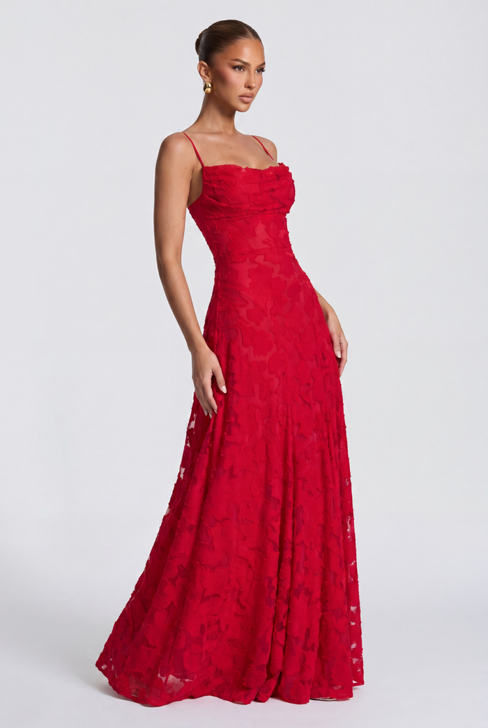 Robe Longue Francis - Rouge