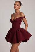 Robe Courte Marla - Rouge Cerise