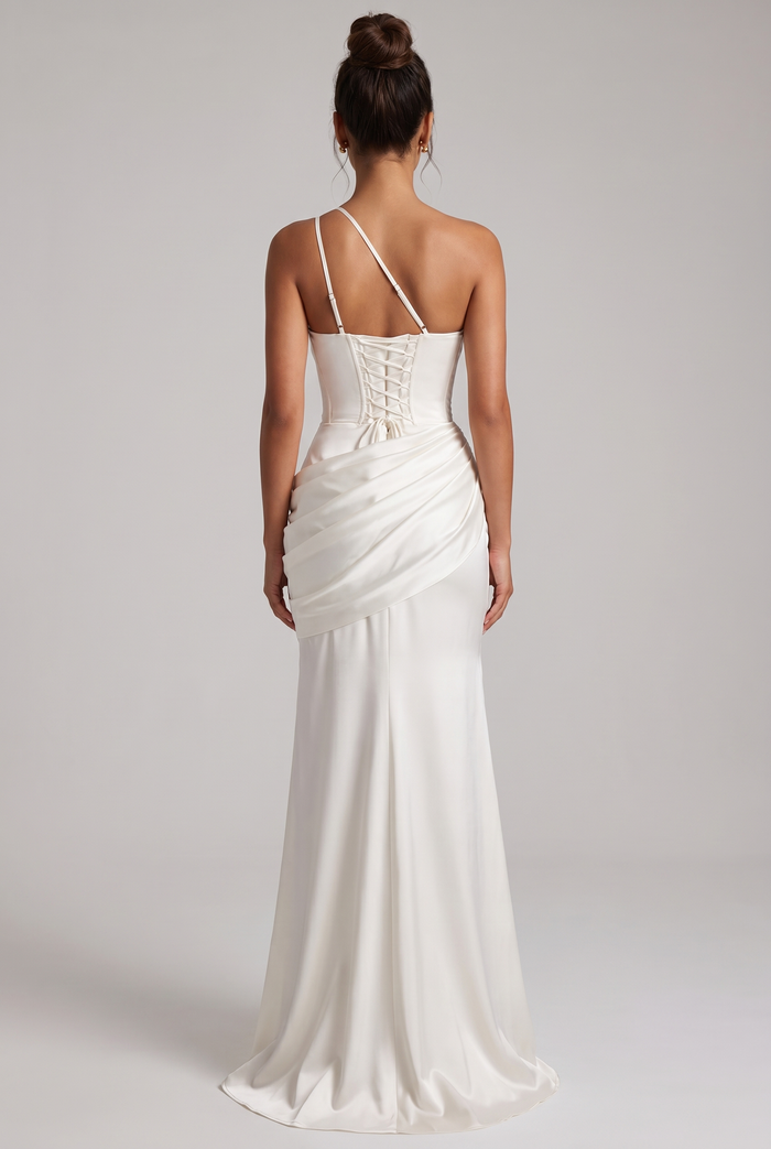 Robe Longue Emina - Ivoire