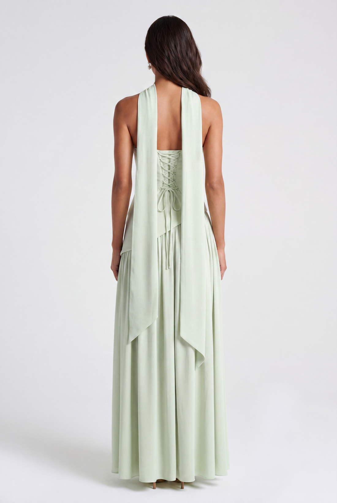 Robe Longue Maliyah - Vert Menthe