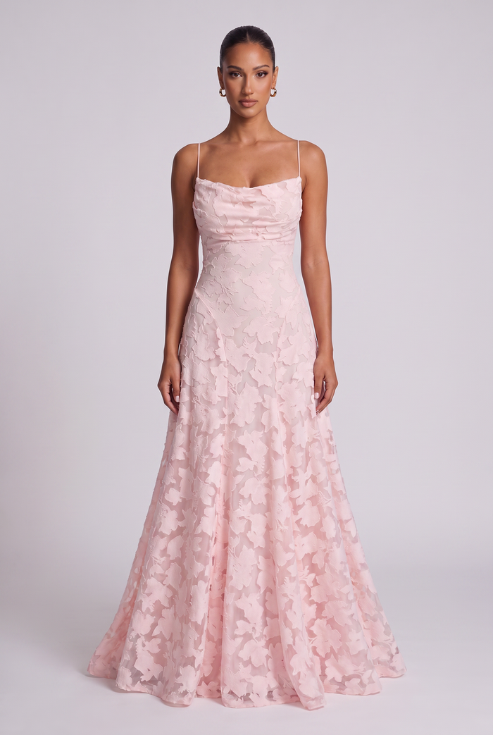 Robe Longue Francis - Rose Poudré