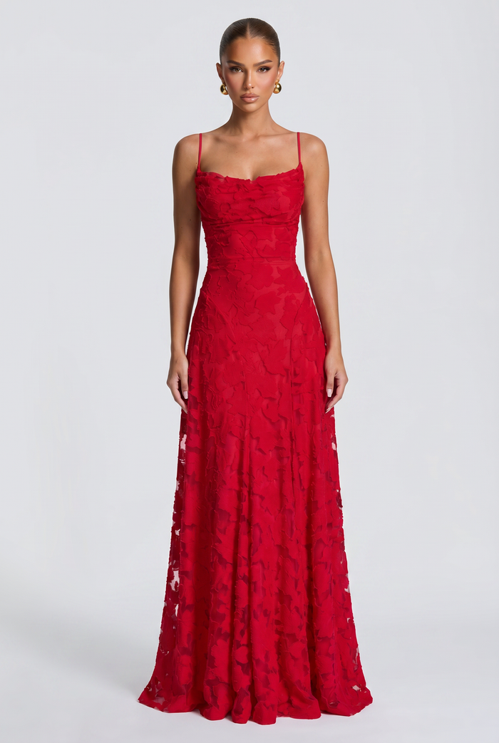 Robe Longue Francis - Rouge