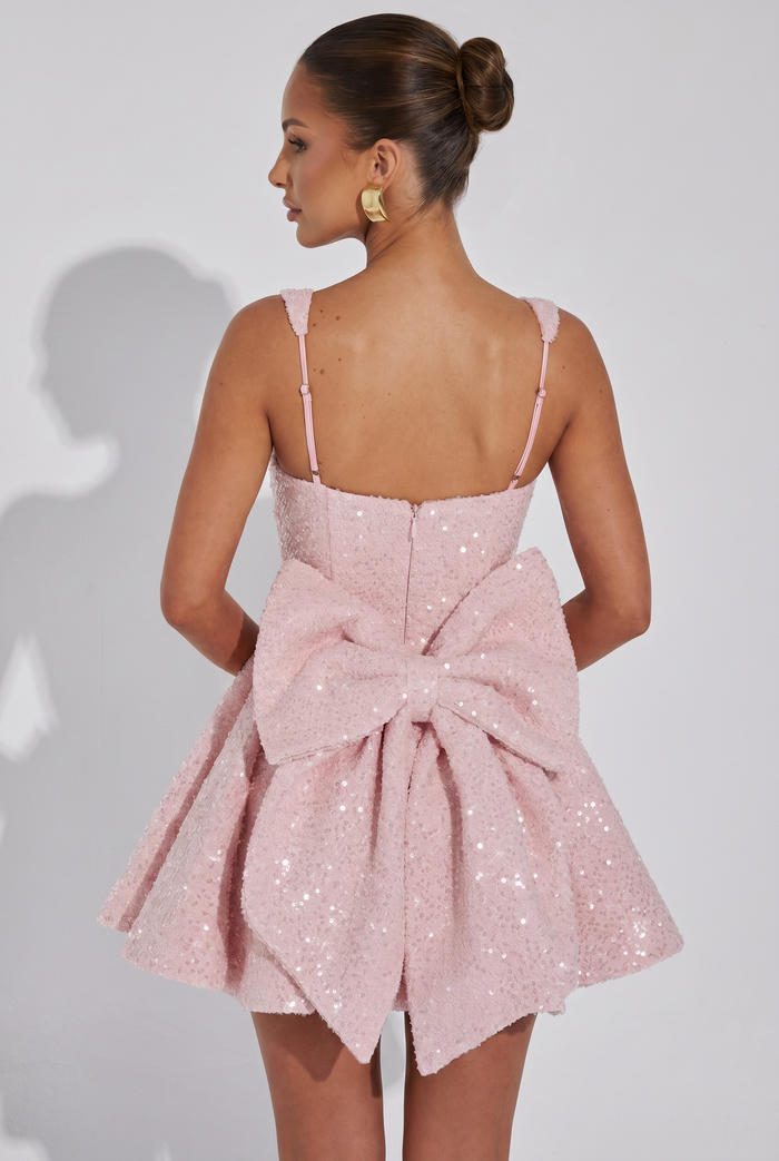 Robe Courte Dorothy - Rose Poudré