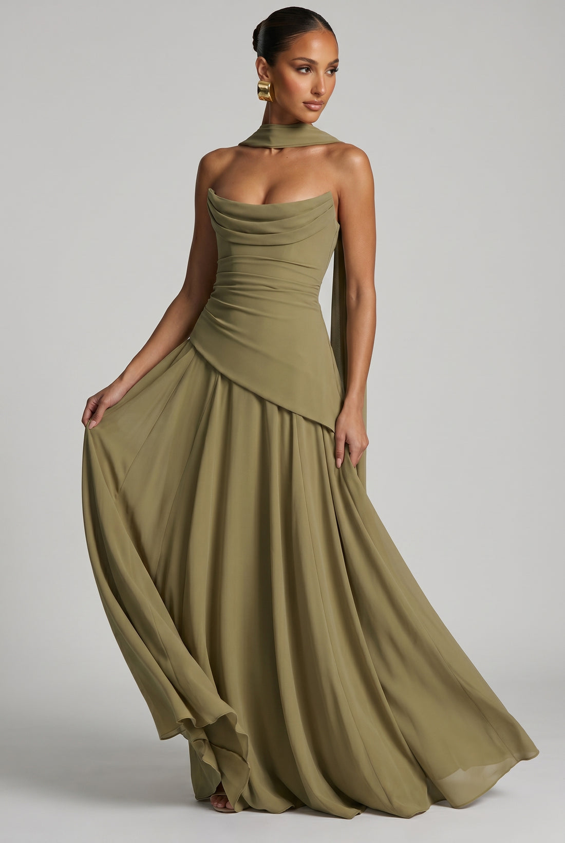 Robe Longue Patricia - Sauge