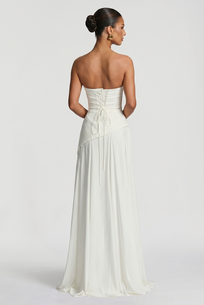 Robe Longue Patricia - Ivoire