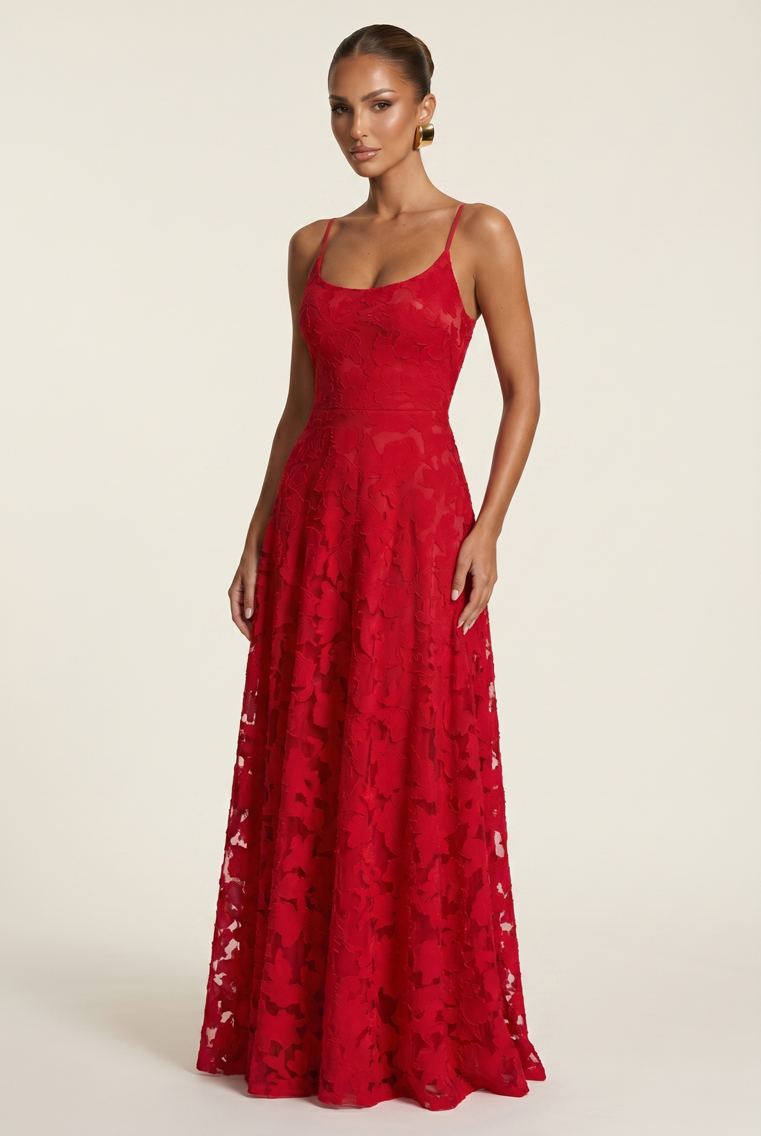 Robe Longue Francis - Rouge