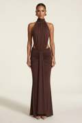 Robe Longue Thekla - Prune