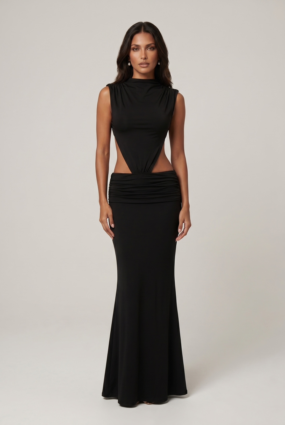 Robe Longue Fenella - Noir