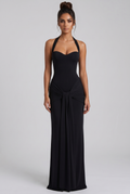 Robe Longue Gia - Noir