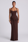 Robe Longue Gia - Prune