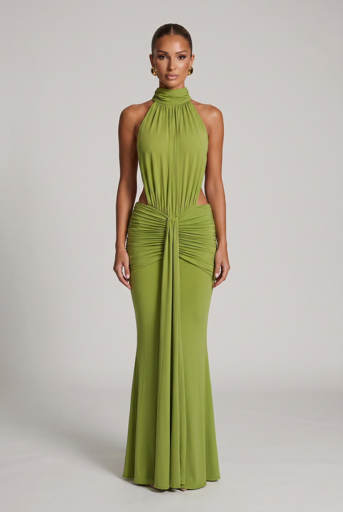 Robe Longue Thekla - Olive