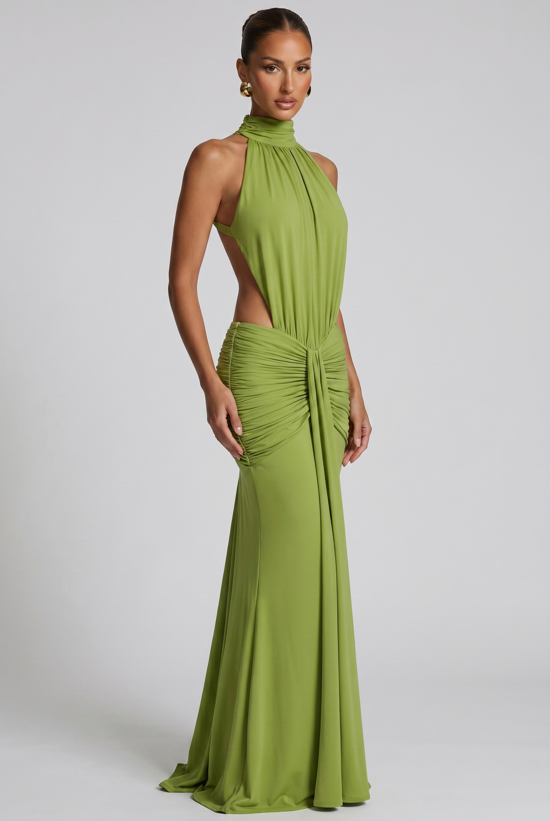 Robe Longue Thekla - Olive