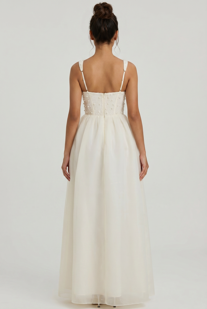 Robe Longue Thelma - Blanc