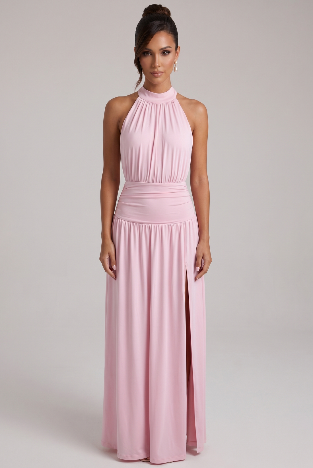 Robe Longue Lilia - Rose Bébé