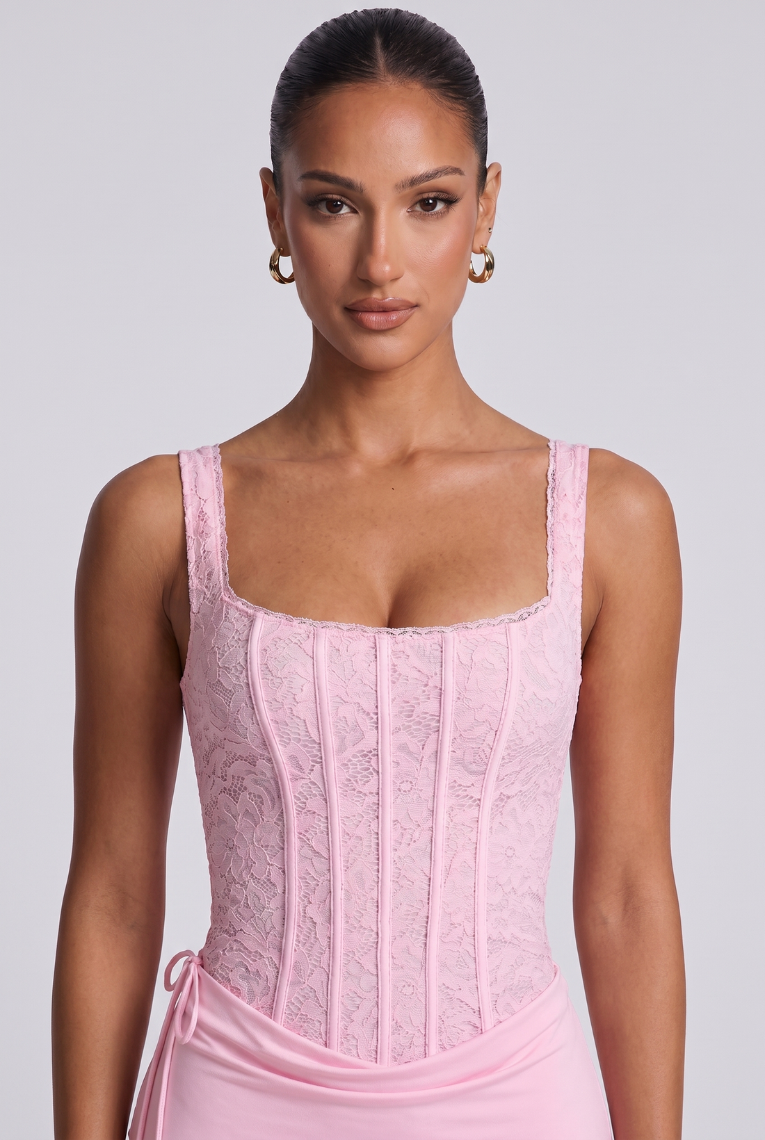 Robe Courte Aralyn - Rose Floral