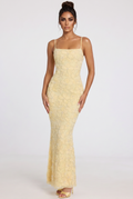 Robe Longue Valora - Jaune Beurre