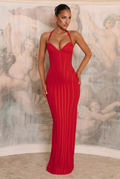 Robe Longue Nigella - Rouge