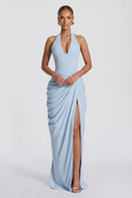 Robe Longue Minette - Bleu Glacier