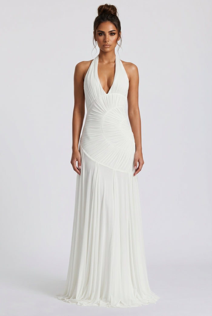 Robe Longue Cova - Ivoire