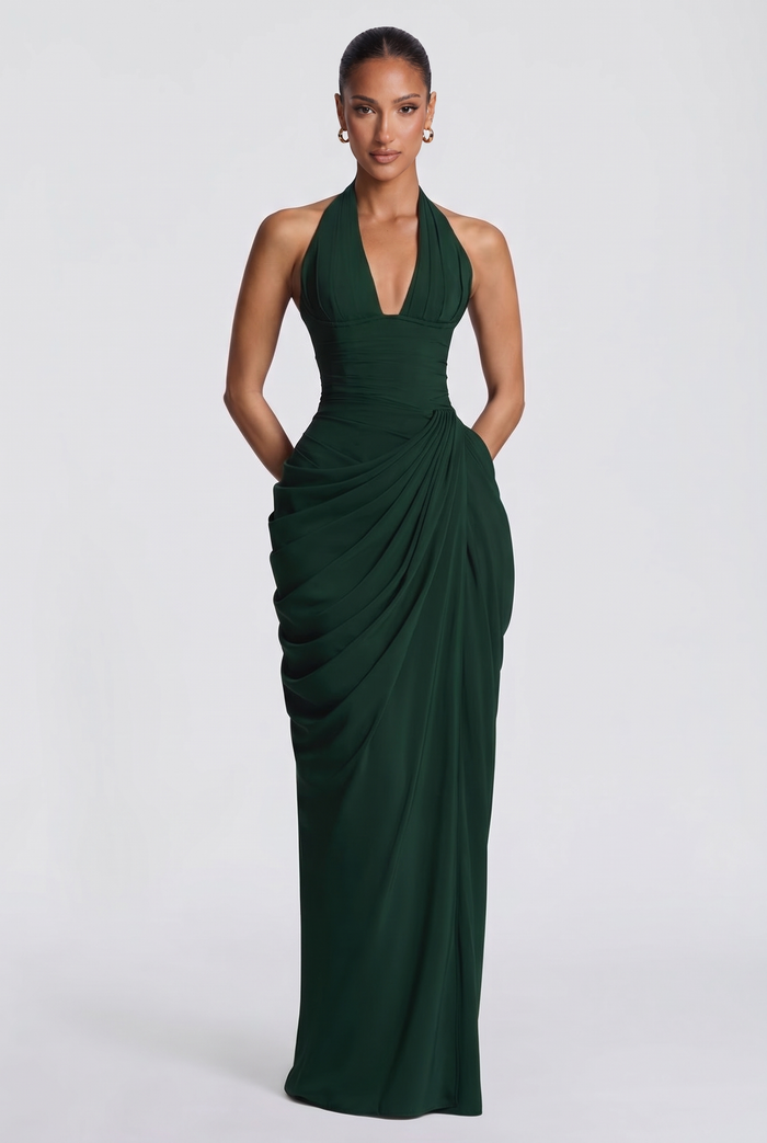Minette Maxi Dress - Emerald
