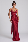 Ophelia Maxi Dress - Deep Red